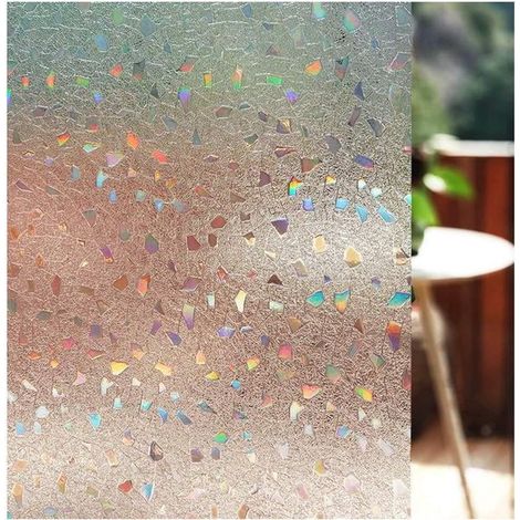 Lámina decorativa para ventanas con acabado mate,40 x 300 cm,Lámina decorativa para vidrio resistente a los rayos UV,Lámina para ventanas (1/5)