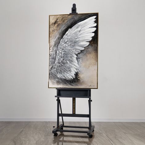 Gemälde Symbol des Aufstiegs Rahmen Gold 120x80 cm (1/5)
