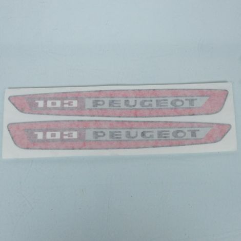 Autocollant stickers de réservoir orange 280x38mm pour mobylette (1/2)