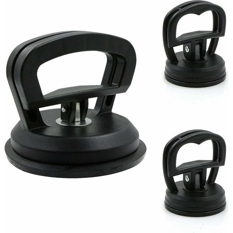 Lot de 3 ventouses en caoutchouc pour vitres et carrelages - 5,7 cm (3 pièces), (1/5)