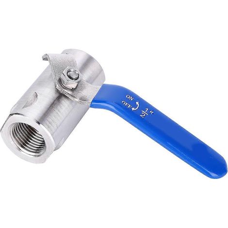 Vanne à bille en acier inoxydable 304, vanne à flotteur filetée G1/2, accessoire industriel, outil mécanique (1/5)