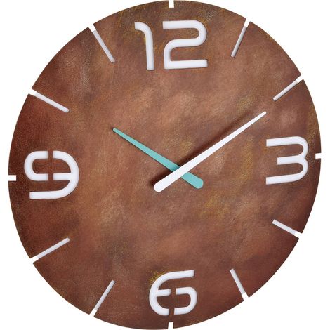 TFA Dostmann 60.3536.08 Orologio da parete marrone e bianco
