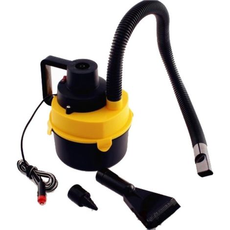 TRADE SHOP - Aspirapolvere Da Auto Portatile 12v Accendisigari Camper Roulotte Piu Accessori -