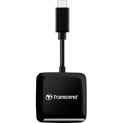 Card Reader Transcend TS-RDC3, SDmicroSD, USB3.2, Type C (1/4)