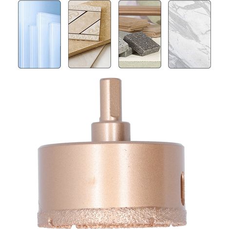 Caractéristiques de l'outil d'agrandissement de trous pour marbre brasé à la meuleuse d'angle : 65 mm (1/5)