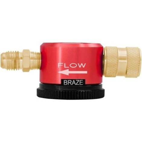 Outil de Purge d'Azote, Régulateur de Gaz de Connecteur de 1/4 de Pouce avec un Cadran en Position de Trois Points pour L'Équipement HVAC (1/5)