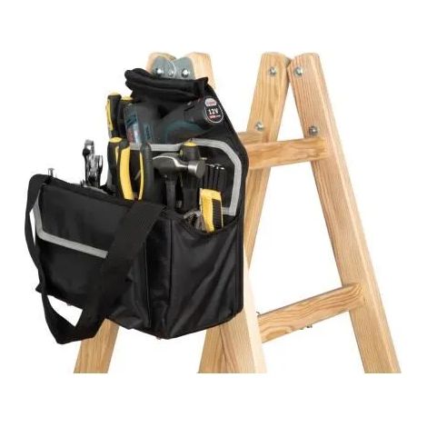 Bolsa de herramientas wk adaptable a escaleras respaldo plano asas