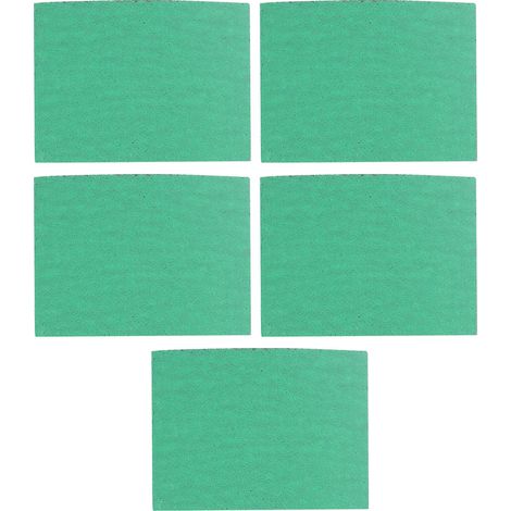 Lot de 5 bandes abrasives grain 60 pour ponçage du bois, dépolissage et ébavurage, papier aluminium oxyde, outil de polissage. (1/5)