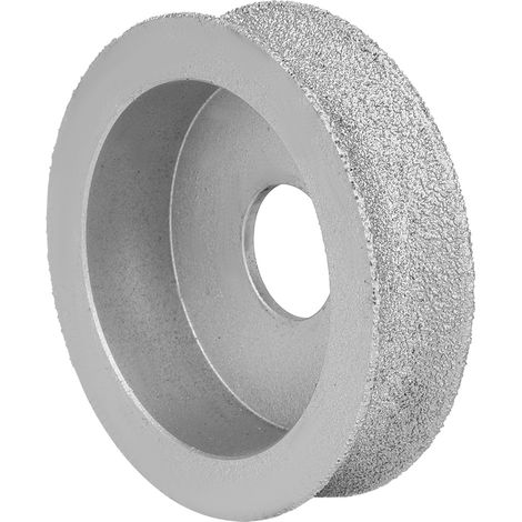 Meule diamantée brasée de 7,3 cm, meule abrasive concave pour pierre, céramique et verre, 1,5 cm (1/5)