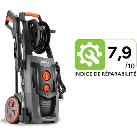 FUXTEC Nettoyeur Haute Pression FX-HDR2200 - 2200W, 170 bars, 450 L/h, buse turbo, réservoir de détergent, tuyau 8m (1/5)