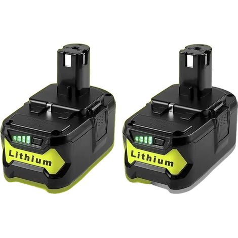 Batería recargable, 18V, 6.0AH Li-ion, 8.0Ah-2 unidades (1/2)