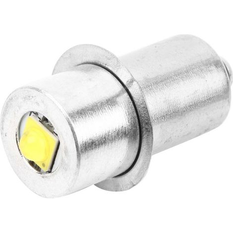 Lampe de poche LED P13.5S 3W, ampoule de remplacement, lampe torche, lampe de travail d'urgence (blanc 3V) (1/5)