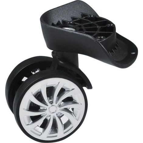 Luggage suitcase wheels, Suitcase wheels, Tourist suitcase wheels, Universal replacement suitcase wheels, 2 swivel wheels with a diameter of 55 mm for luggage, Luggage Swivel Wheels (1/5)