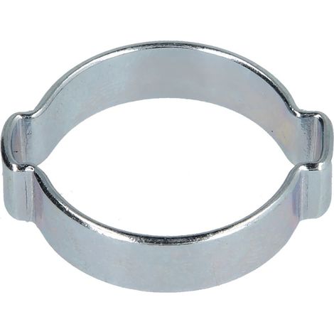 Collier 2 oreilles acier galvanisé W1 ouverture de serrage 15 - 18 mm