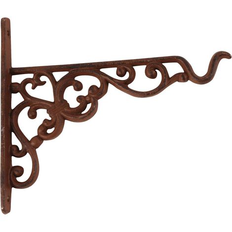 Esschert Design Haken S für Hanging Basket Braun - Gusseisen