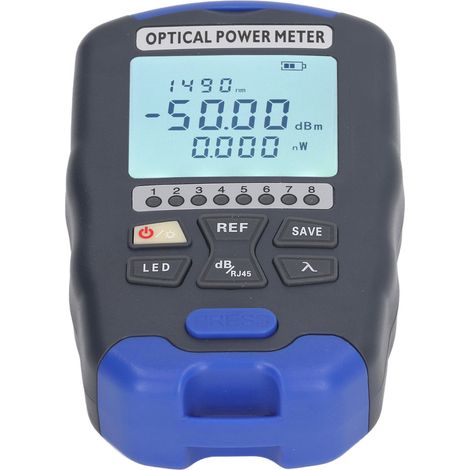 Mini testeur de puissance pour fibre optique FC SC ST Interface universelle 3 en 1 10 km avec voyant LED AUA DC50 (-50+26 dBm) (1/5)