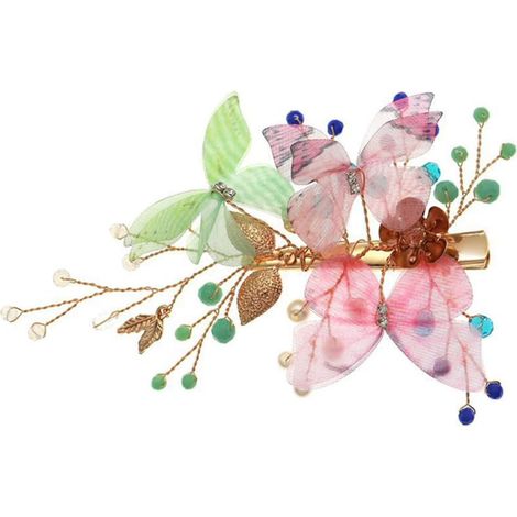 Bunte Brauthaarspange, Legierung, Krokodilklemme (1/5)