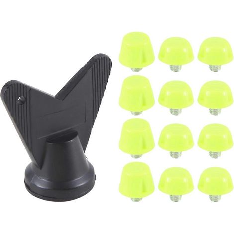 12 crampons de rechange antidérapants pour chaussures de football, filetage M5, 7 mm/10 mm