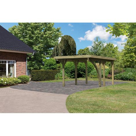 Carport einzel Classic 1 B inkl.1 Bogen,KDI 318x482x234