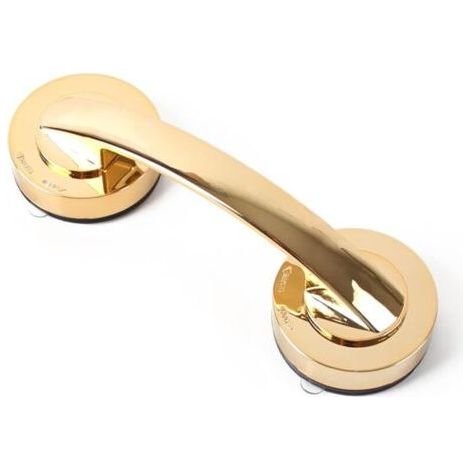 Large Glass Door and Window Handles Bathroom Sliding Doors, Cabinet Hole-Free Handles Refrigerator Handles Shower Handrails Gold (1/4)