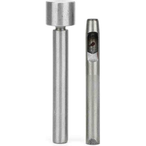 3-teiliges Ösenstanzen-Set aus Edelstahl – Matrizensatz für Bekleidungsknöpfe – 8 mm runde Löcher (1/5)