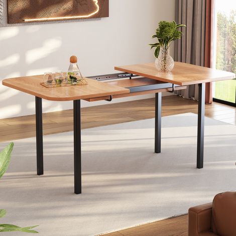 Tavolo allungabile da pranzo MDF rovere bianco OKMYHOME (1/5)