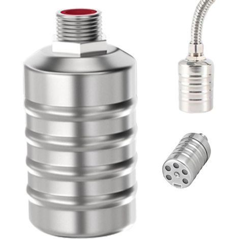 Válvula de control de nivel de agua de acero inoxidable de 1/4 de pulgada (no eléctrica, entrada superior): adecuada para piscinas y depósitos de agua. (1/5)