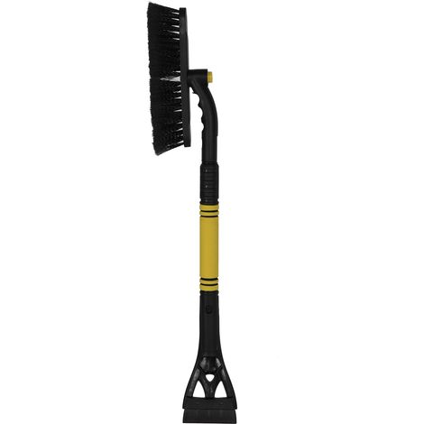 Grattoir à Glace 3 en 1 Extensible pour Voiture - Brosse à Neige et Pelle Multifonction - Outil de Nettoyage Automobile Jaune (1/5)