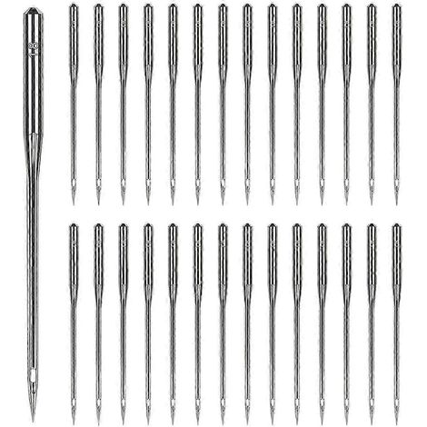Aiguilles universelles robustes pour machines à coudre, 50 pièces, taille 110/18 (1/5)