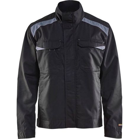 Giacca da lavoro industriale 4054 - Nero/Grigio chiaro 4XL (1/4)