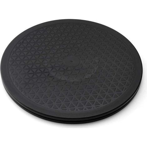Plateau tournant robuste de 30,5 cm avec roulements à billes en acier pour écrans plats, ordinateur, TV, haut-parleurs, bonsaï, statue, organisateur d'armoire (1/5)