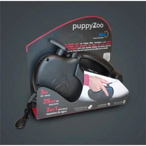Guinzaglio per cani allungabile con getto d'acqua PuppyZoo REF 452