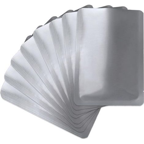 50 bolsas de Mylar para almacenar alimentos，bolsas resistentes al calor，bolsas de almacenamiento para alimentos，etc. (7,9 x 11,8 pulgadas)