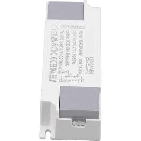 Alimentation LED AC 100‑277V vers DC 32‑69V, Transformateur pour Bandes et Lampes d'Éclairage Intérieur/Extérieur