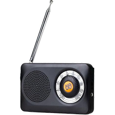 Tragbares AM/FM-Radio, Taschenradio mit Lautsprecher und Kopfhöreranschluss für den Innen-, Außen- und Notfalleinsatz. (1/5)