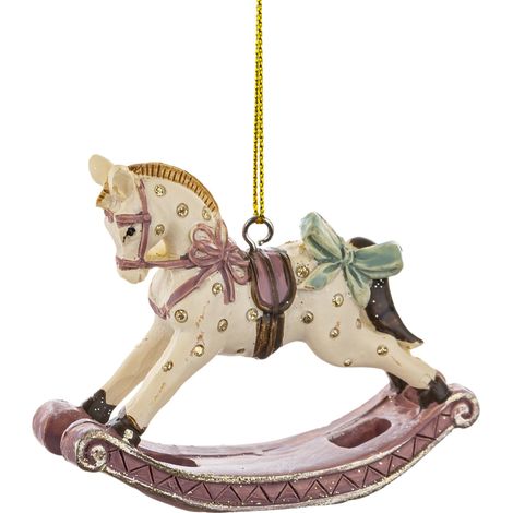 Pendentif cheval à bascule 5,5 x 7,5 x 2 (1/5)
