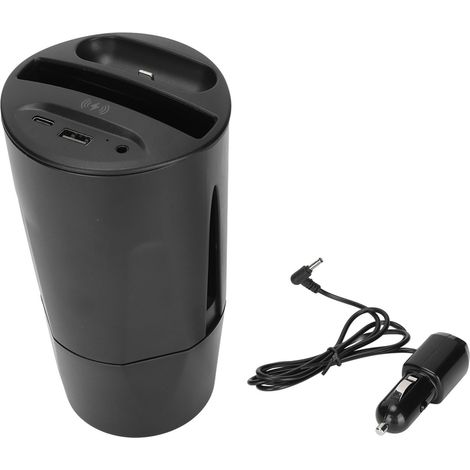 Kabellose Autoladehalterung, schneller USB-C-Anschluss, kompatibel mit Handy und Kopfhörern, ideal für SUVs und Geländewagen. (1/5)