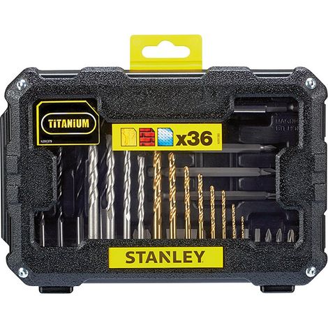 Juego de 36 piezas para taladrar y atornillar  STANLEY STA7222-XJ (1/3)