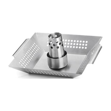Wok / Plateau de Cuisson pour Poulet en acier inoxydable