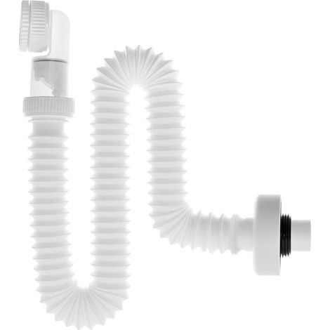 1 1/4" siphon lavabo flexible, tuyau d'évacuation extensible 320-780 mm - anti-odeurs et facile à installer (1/5)