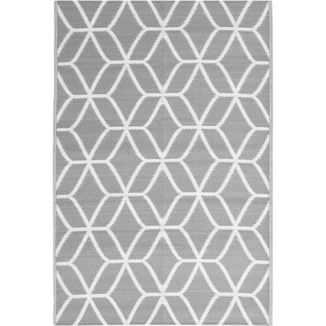 Maison Exclusive - Outdoor-Teppich ARAKIL Grau 140x200 cm PP