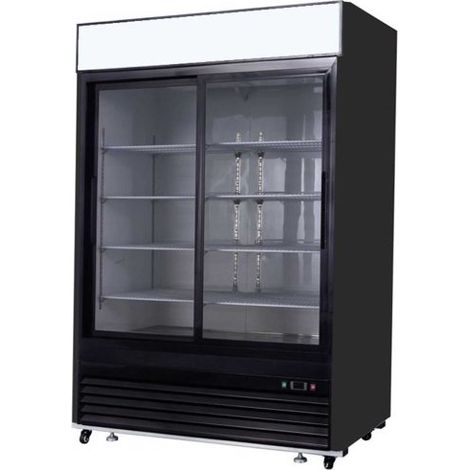 Armoire Réfrigérée Professionnelle Positive Portes Coulissantes Vitrées 1270 Litres - Atosa (1/4)