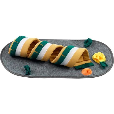 Tunnels pour hamsters, cachettes, tapis de fouille pour cochons d'Inde, furets et chinchillas