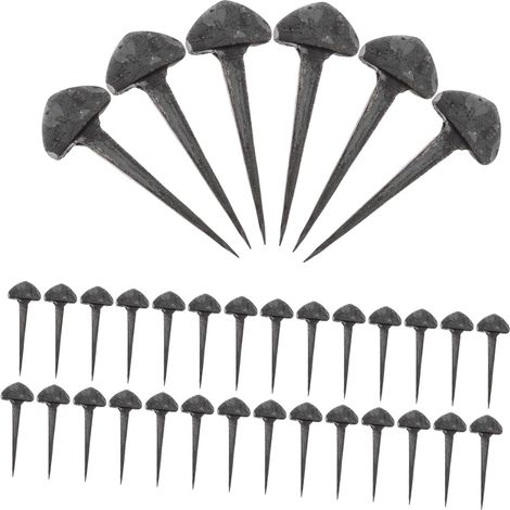 50pièces Clous pour Fer à Cheval Fer Matériel de Maréchaal Remplaçable Fixateurs pour Sabots Compacts Outils de Réparation Portables (1/5)