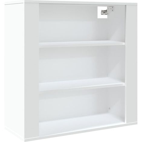 Wall Cabinet White 80x33x80 cm Engineered Wood vidaXL