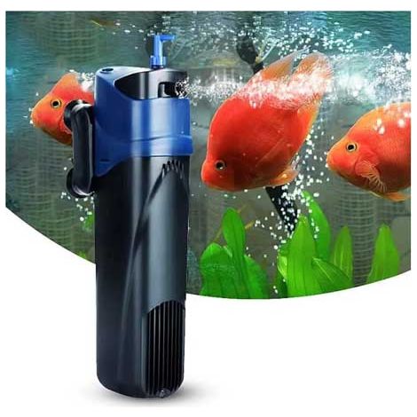 Stérilisateur à filtre à oxygène submersible avec pompe à air UV 5W pour aquarium (1/4)