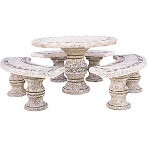 Comedor Piedra Jardin Circular Venecia