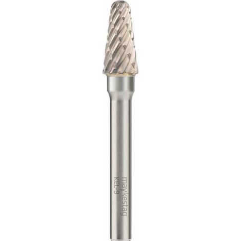 Fraise Rotative HM Tige Cylindrique Forme Bout Arrondi - Aciers Spéciaux D. 12 x Lt. 70 x Lu. 25 x Q. 6 mm - Diamwood (1/4)