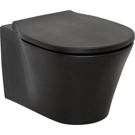 Ideal Standard Connect Air - WC suspendu Rimless, noir E2288V3 (1/5)