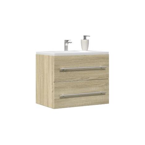 Armoire d'évier Chêne sonoma 60x38,5x48